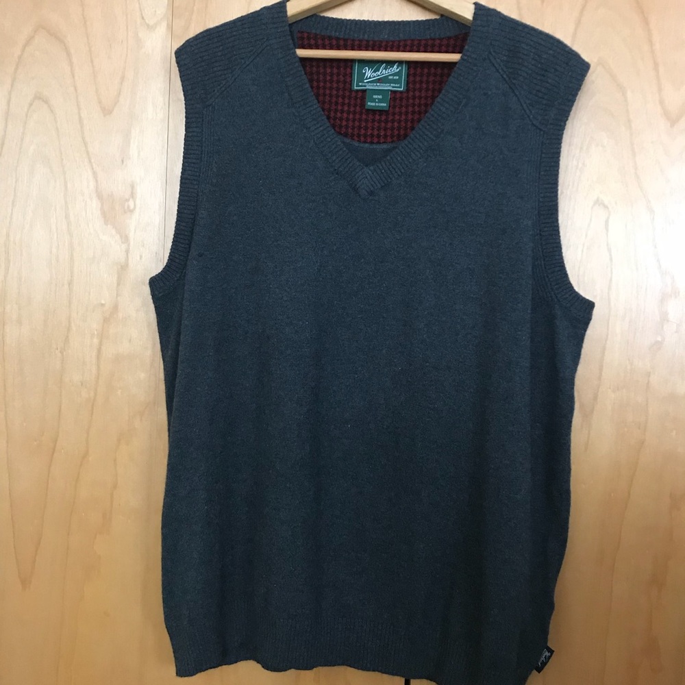 Men’s Woolrich Sweater Vest Size L